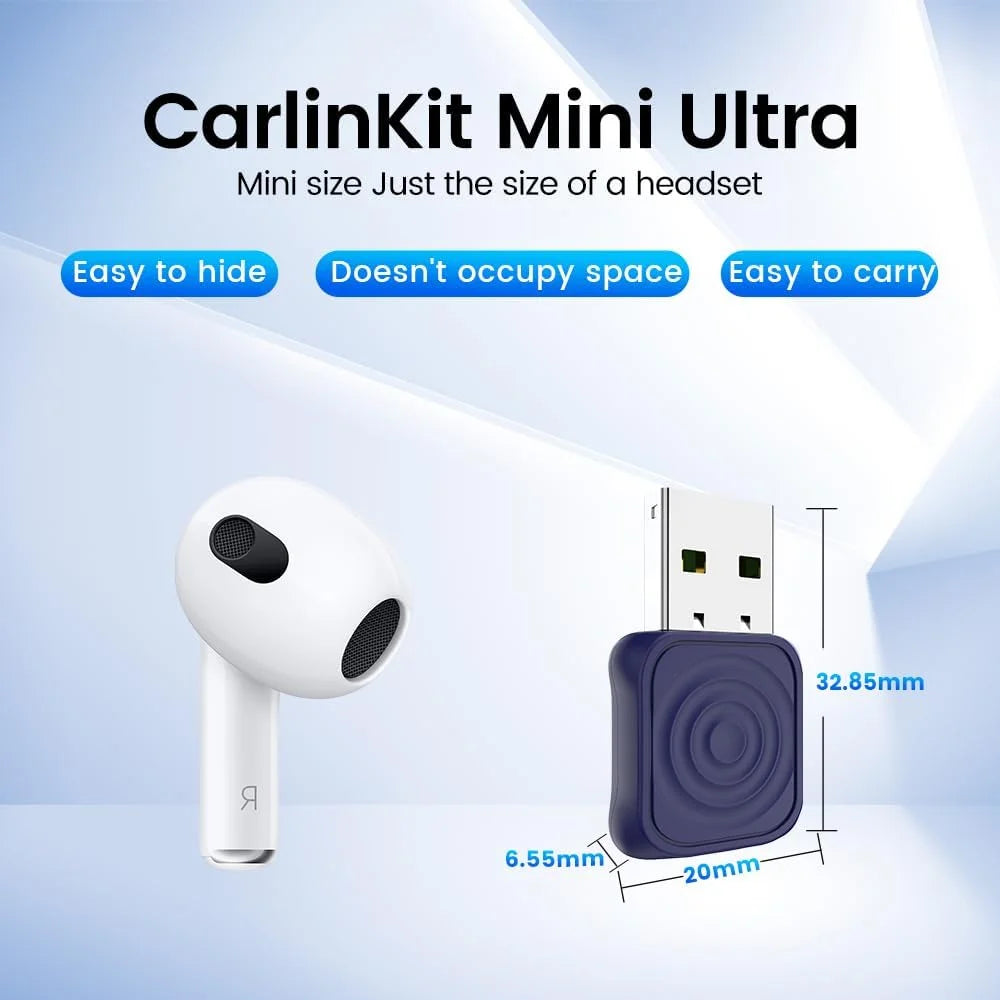 CarlinKit Mini ULTRA Wireless Apple CarPlay & Android Auto Adapter CarlinKit Mini ULTRA Apple CarPlay & Android Auto