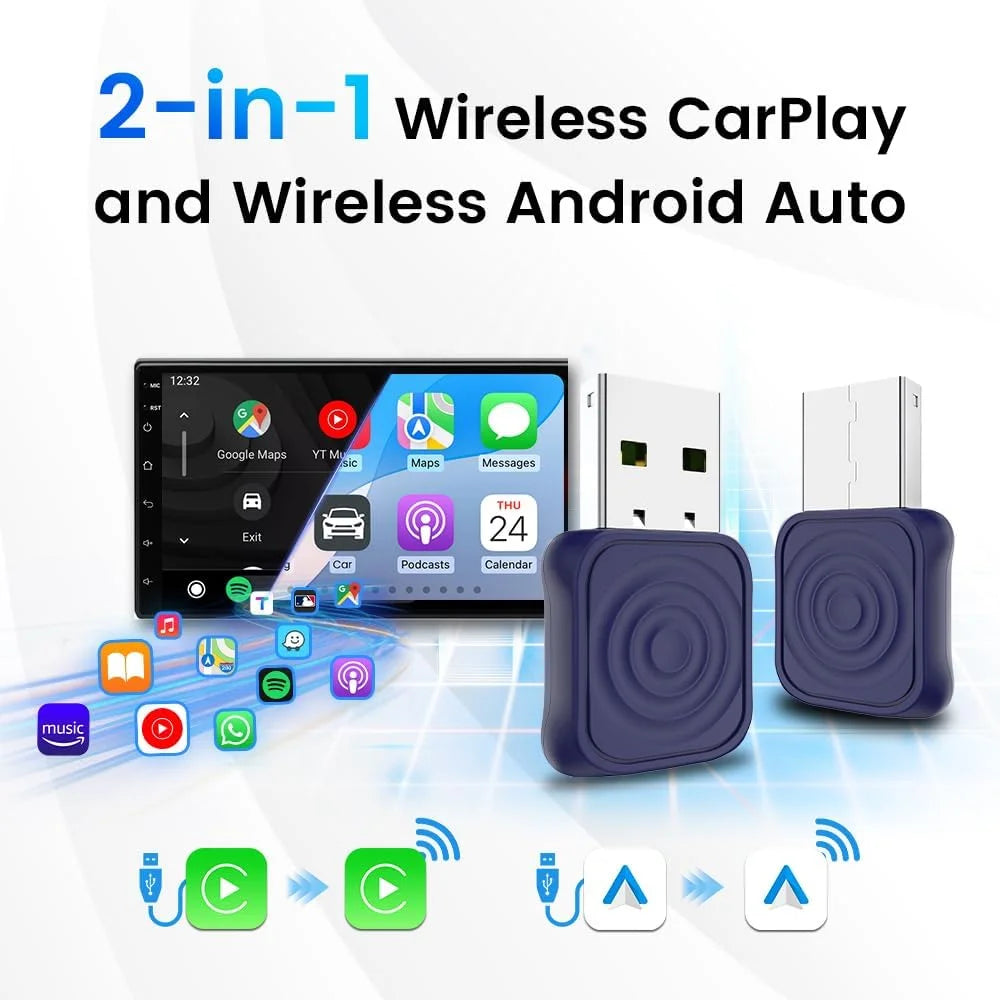 CarlinKit Mini ULTRA Wireless Apple CarPlay & Android Auto Adapter CarlinKit Mini ULTRA Apple CarPlay & Android Auto