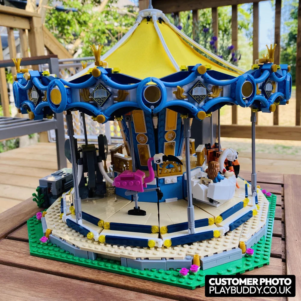 Carousel (10257) 2670PCS Building Blocks w/ 6 Mini Figures Carousel Building Blocks