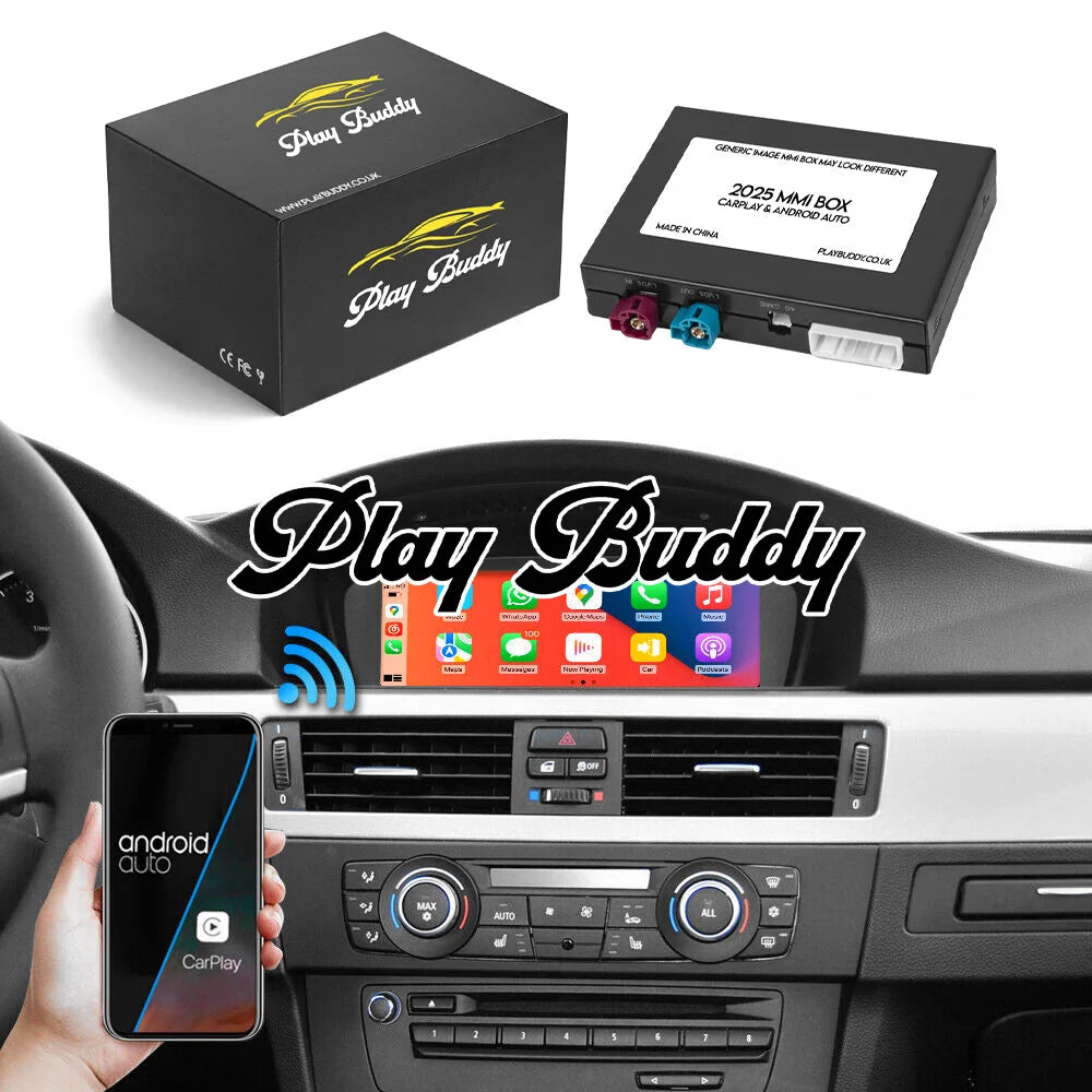 CIC Wireless Apple CarPlay Android Auto for BMW Retrofit E60 E90 E70 E84 E81 E87 CIC 4-Pin Connector Apple CarPlay &