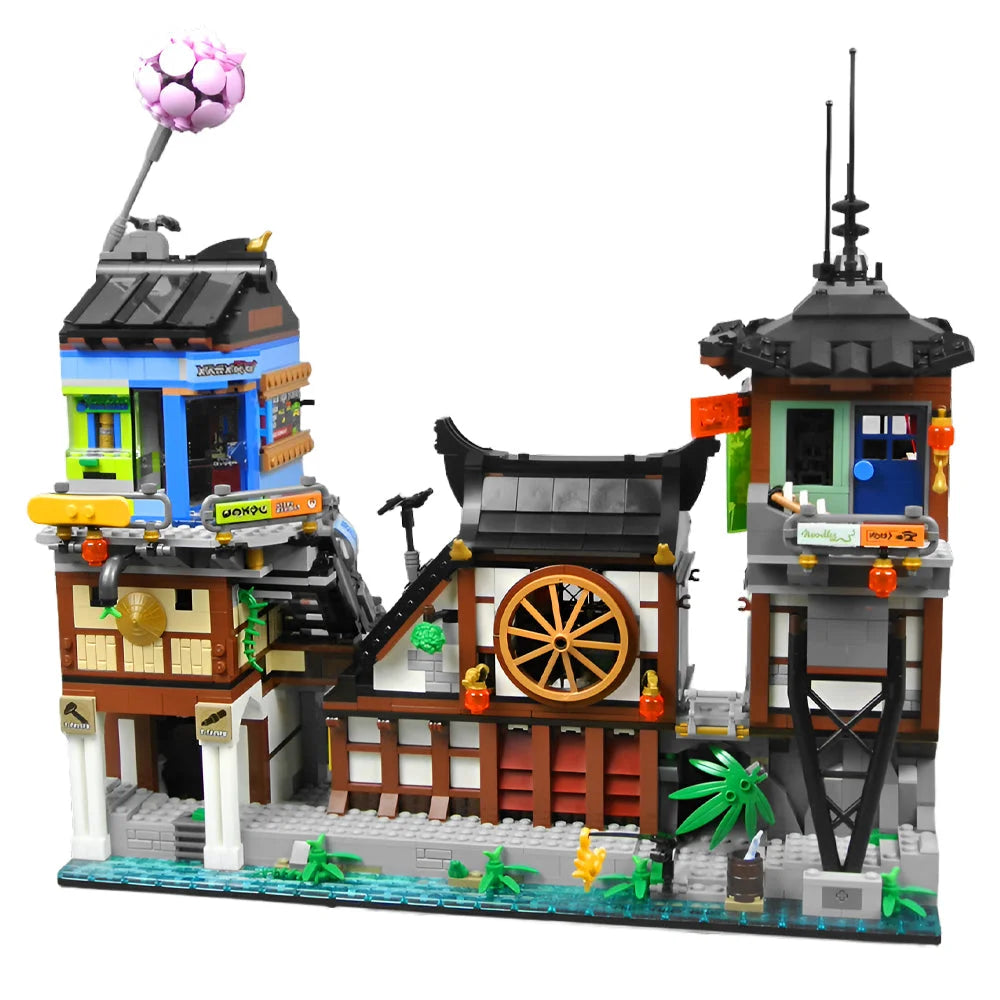 City Docks (70657) 3553PCS Building Blocks w/ 13 Figures - City Docks - Building Blocks