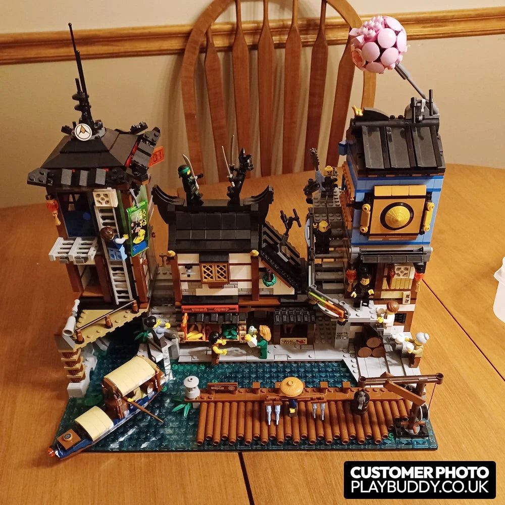 City Docks (70657) 3553PCS Building Blocks w/ 13 Figures - City Docks - Building Blocks