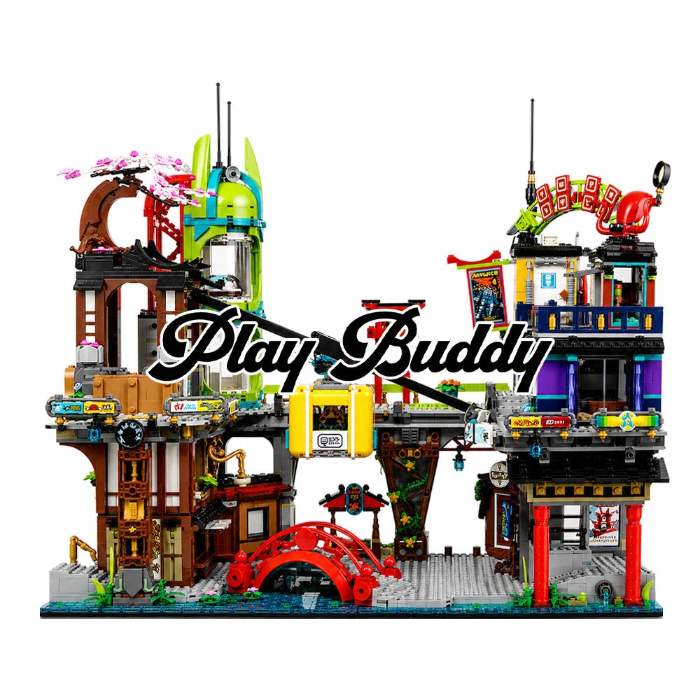 City Markets (71799) 6163PCS Building Blocks w/ 21 Figures - City Markets - Building Blocks