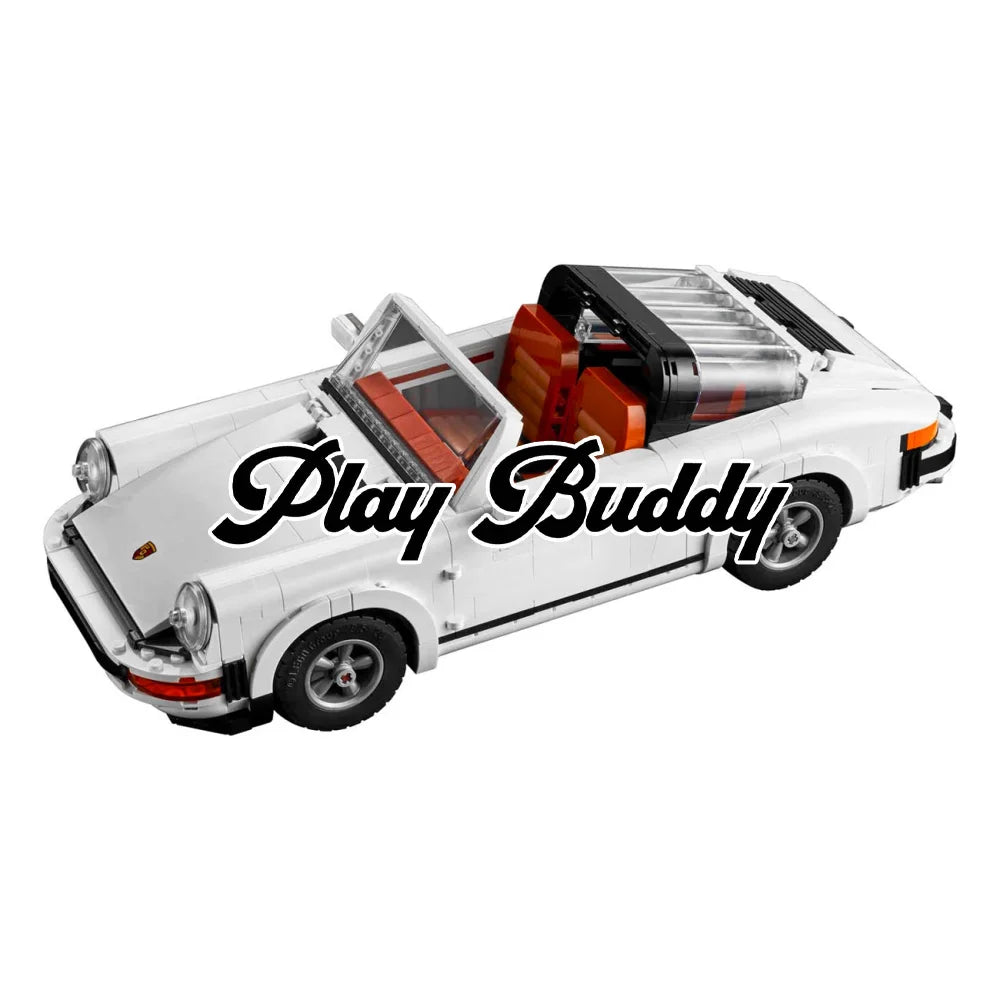 Classic Porsche 911 Technical Luxury Sports Car Building Blocks 1458PCS Icons Porsche 911 Building Blocks