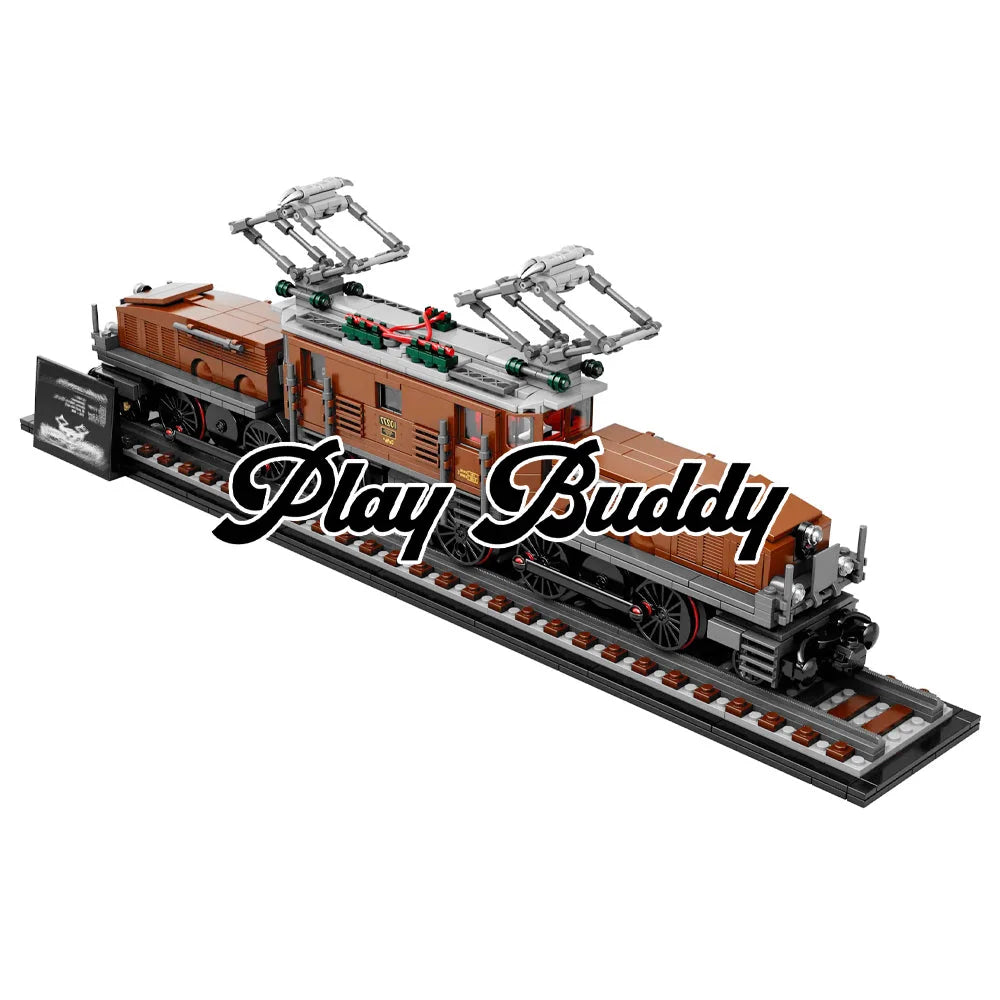 Crocodile Locomotive (10277) 1271PCS Building Blocks w/ 2 Figures Crocodile Locomotive Building Blocks
