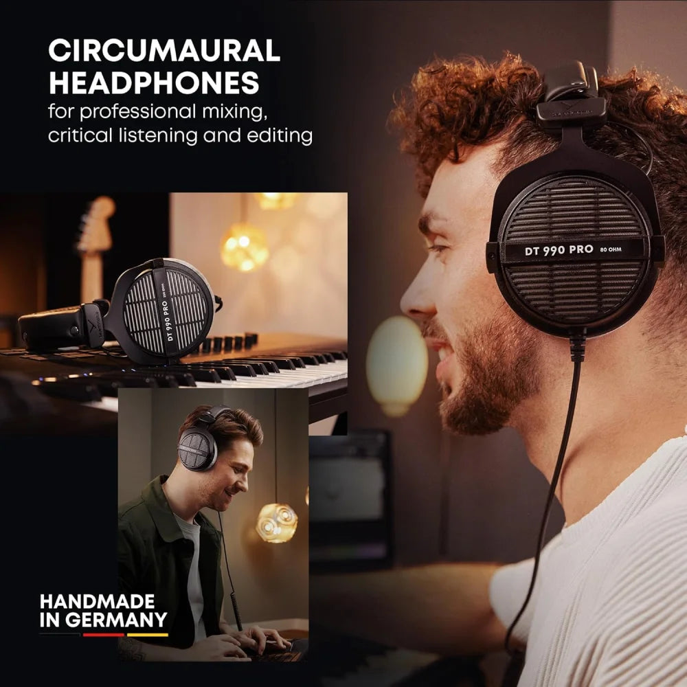 DT 990 PRO 250 Ohm Open Dynamic Professional Studio Headphones DT 990 PRO Headphones