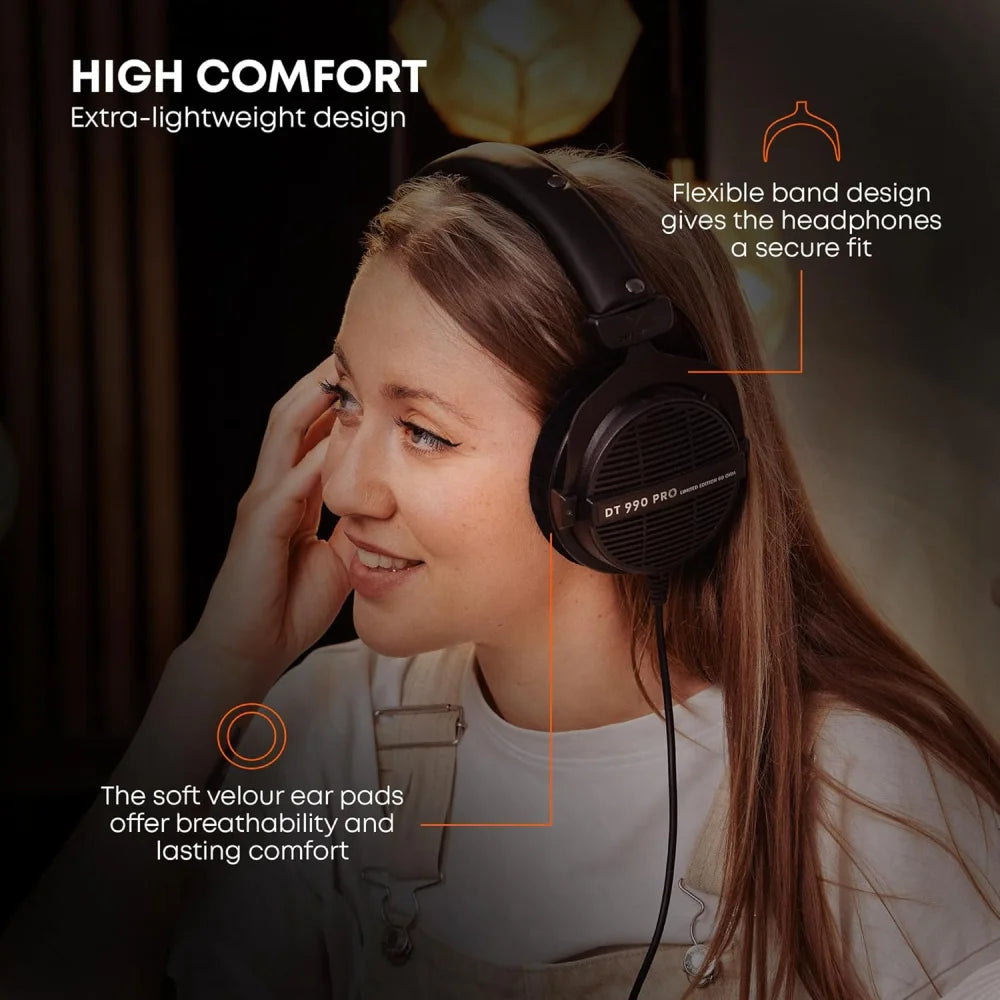 DT 990 PRO 250 Ohm Open Dynamic Professional Studio Headphones DT 990 PRO Headphones