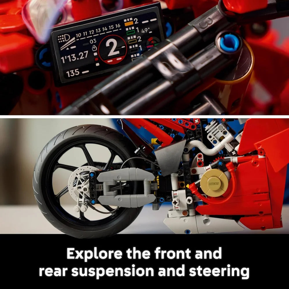 Ducati Panigale V4 S Motorcycle 1603PCS Building Blocks 42202 MOC Bricks Ducati Panigale V4 S Building Blocks