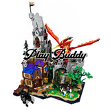 Dungeons & Dragons: Red Dragon’s Tale (21348) 3745PCS Building Blocks w/ Figures Red Dragon’s Tale Building Blocks