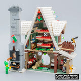 Elf Club House (10275) 1197PCS Christmas Building Blocks Gift w/ 4 Mini Figures Elf Club House Building Blocks