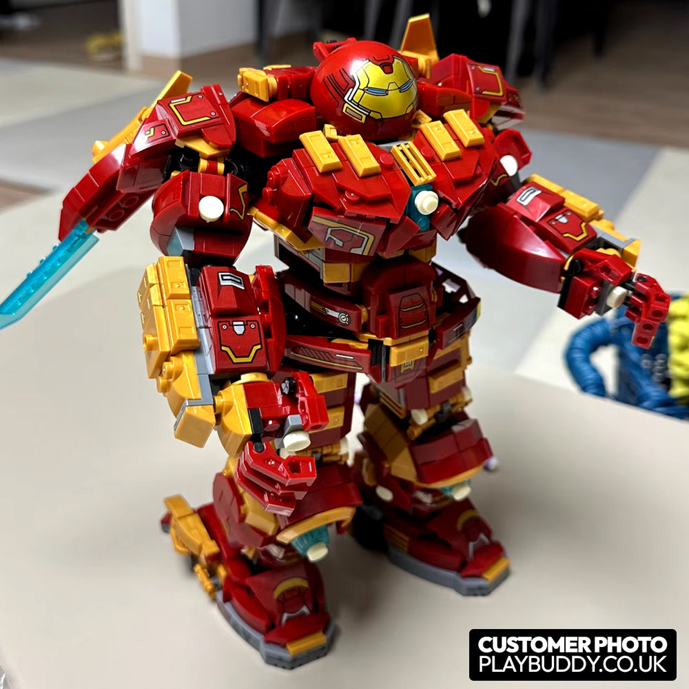 Avengers Iron Man Hulkbuster 1452PCS Marvel Building Blocks w/ 6 Figures