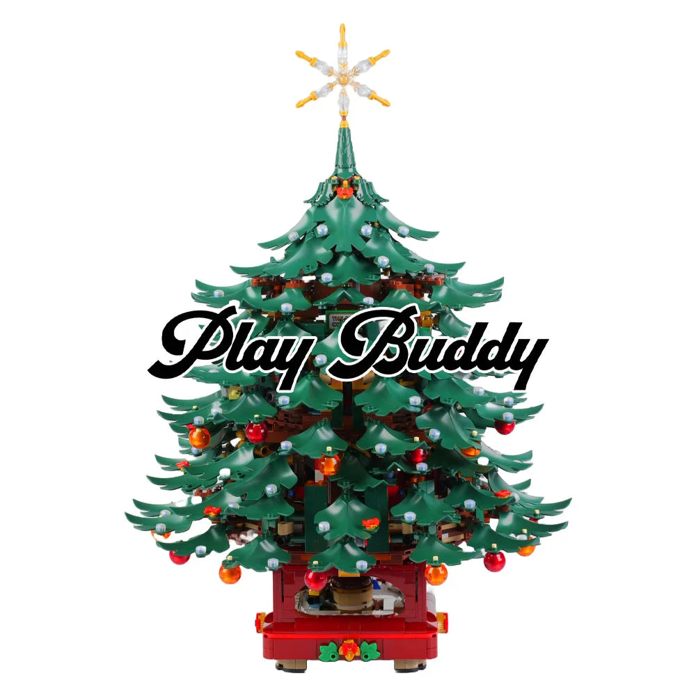 Family Christmas Tree (41843) 3171PCS Building Blocks Bricks w/ Figures Family Christmas Tree Building Blocks
