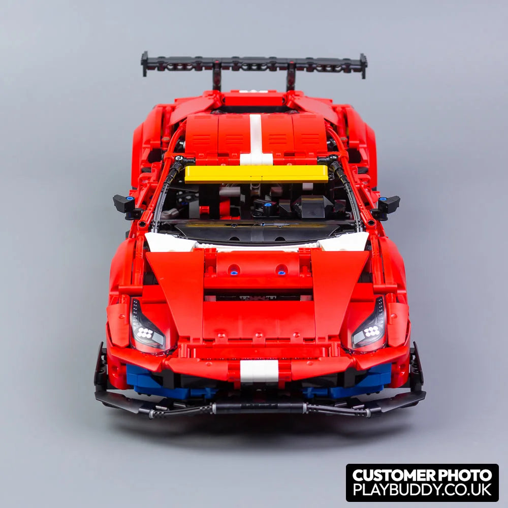 Ferrari 488 GTE “AF Corse #51” (42125) 1684PCS Building Blocks Ferrari 488 GTE Building Blocks
