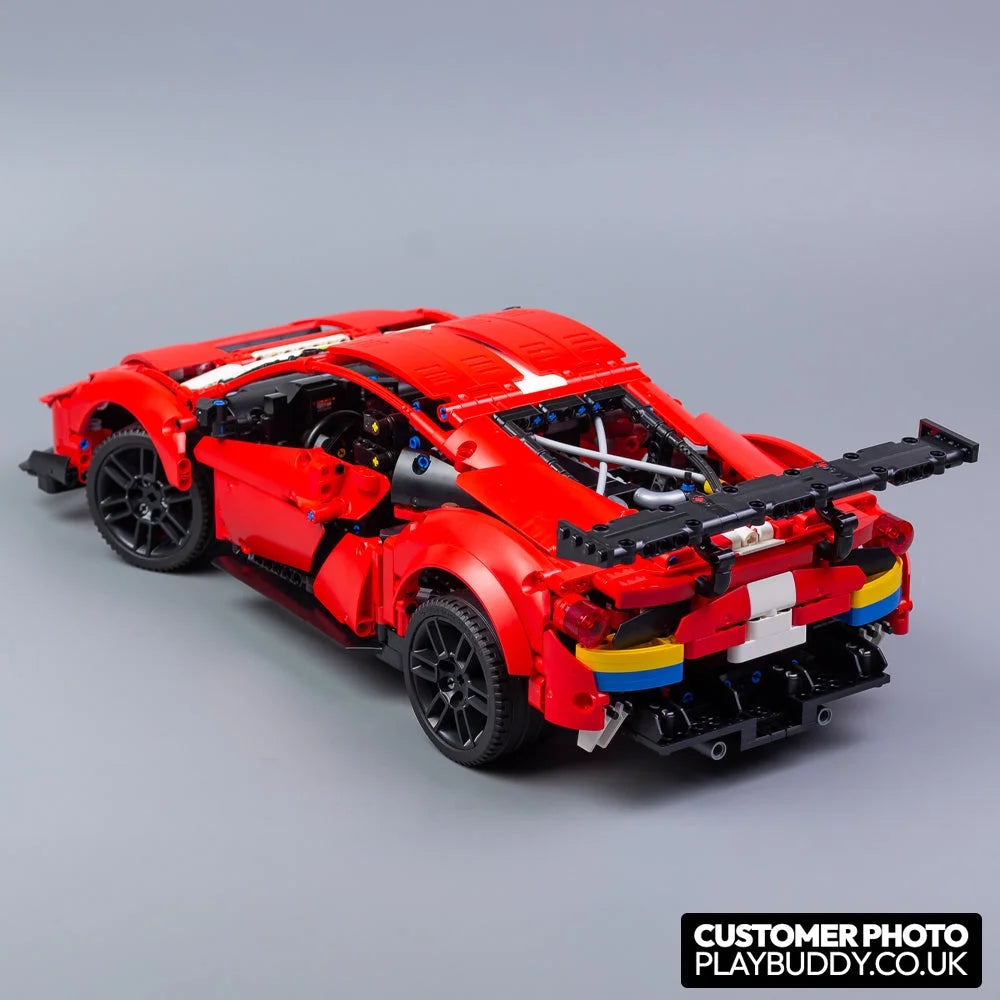 Ferrari 488 GTE “AF Corse #51” (42125) 1684PCS Building Blocks Ferrari 488 GTE Building Blocks