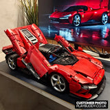 Ferrari Daytona SP3 (42143) 3778PCS Building Blocks Assembly Bricks - Ferrari Daytona SP3 - Building Blocks
