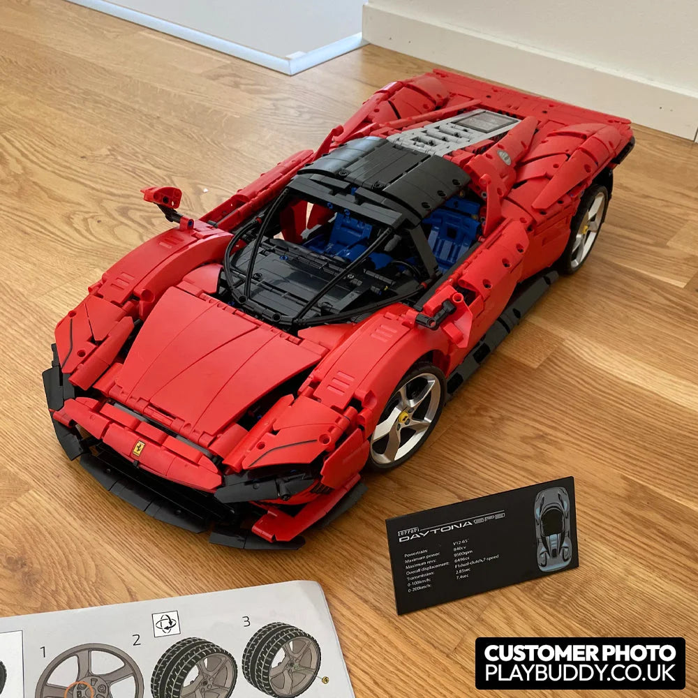 Ferrari Daytona SP3 (42143) 3778PCS Technic Building Blocks Assembly Bricks - Ferrari Daytona SP3 - Building Blocks