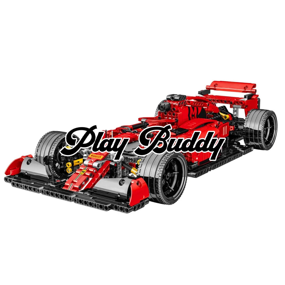 Ferrari F1 SF90 Technic Toy Car Model 1200PCS Building Blocks Formula One 1 Gift 1200 + / Ferrari F1 SF90 Building