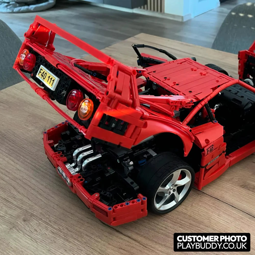 Ferrari F40 1:8 Scale Technic 4026PCS Building Blocks MOC Assembly Bricks Ferrari F40 / 4026 Pieces Building Blocks