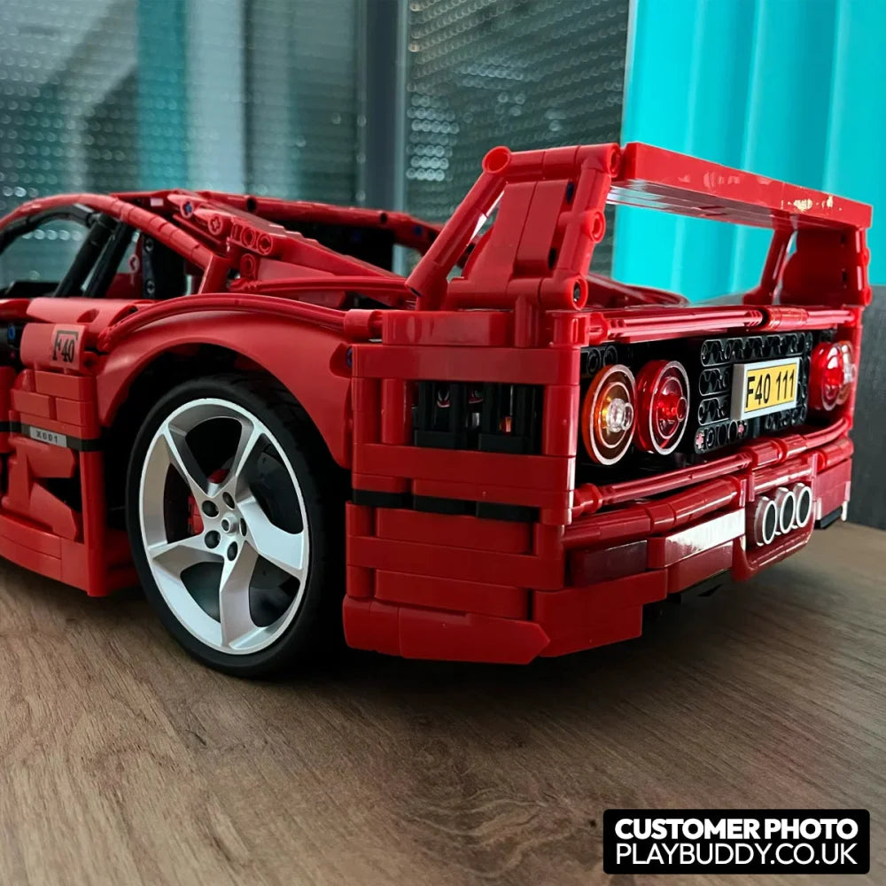 Ferrari F40 1:8 Scale Technic 4026PCS Building Blocks MOC Assembly Bricks Ferrari F40 / 4026 Pieces Building Blocks