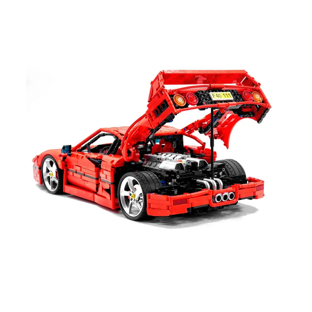 Ferrari F40 1:8 Scale Technic 4026PCS Building Blocks MOC Assembly Bricks Ferrari F40 / 4026 Pieces Building Blocks