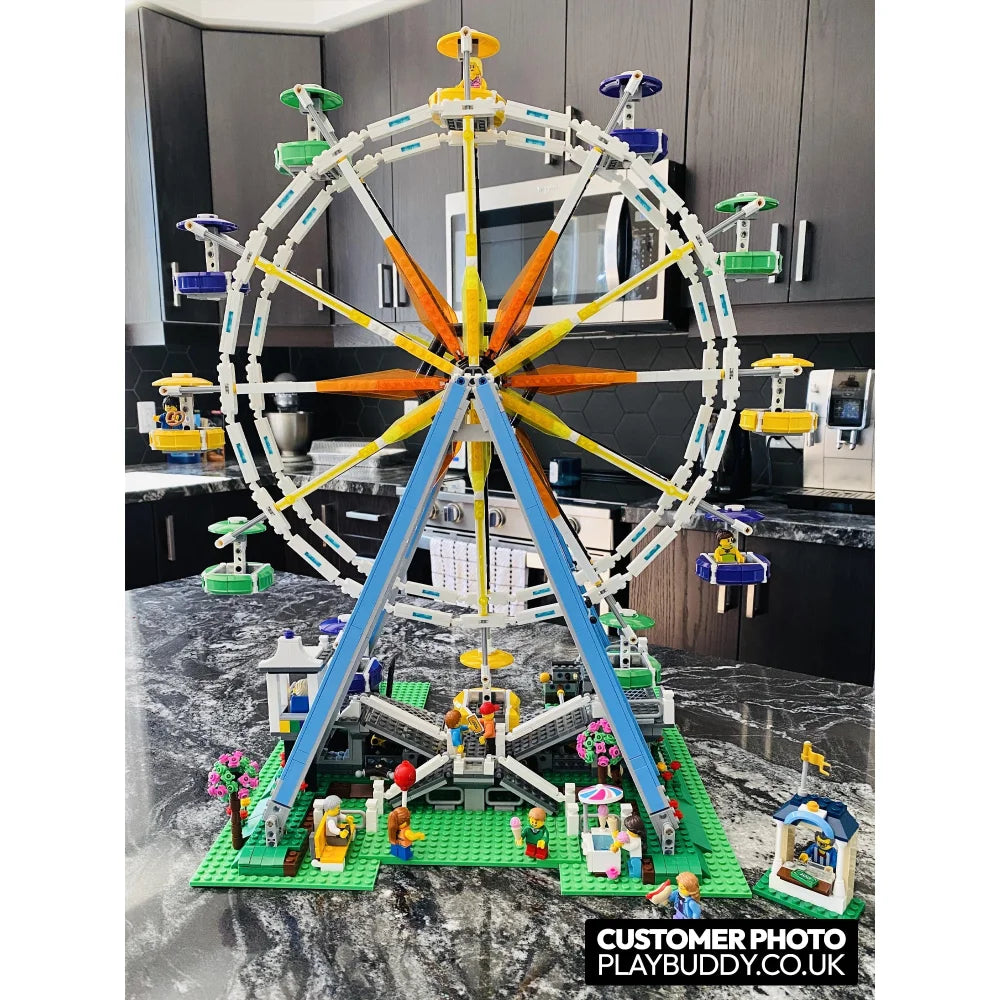 Ferris Wheel (10247) 2464PCS Building Blocks w/ 10 Mini Figures Ferris Wheel Building Blocks