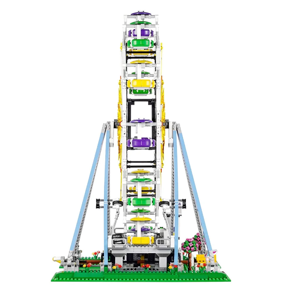 Ferris Wheel (10247) 2464PCS Building Blocks w/ 10 Mini Figures Ferris Wheel Building Blocks