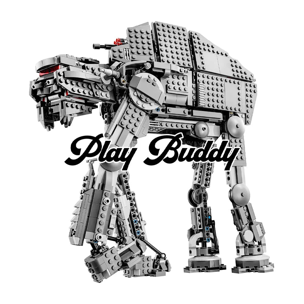 First Order Heavy Assault Walker (75189) 1376PCS Building Blocks w/ 5 Figures First Order Heavy Assault Walker Building