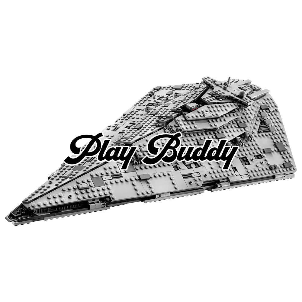 First Order Star Destroyer (75190) 1416PCS Building Blocks w/ 5 Figures - First Order Star Destroyer - Building Blocks