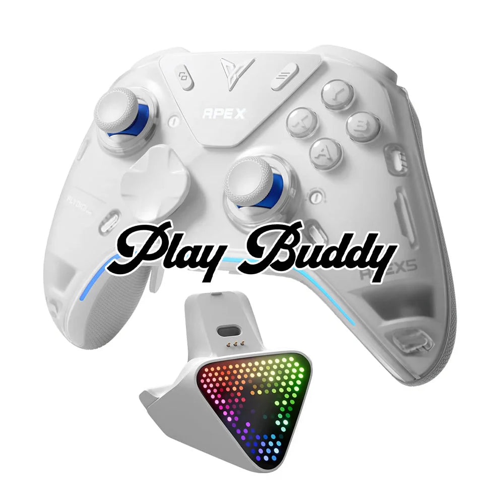 Flydigi Apex 5 Elite Controller Hall Sticks Hall Effect Triggers RGB Gamepad Controller + Charging Dock Gaming