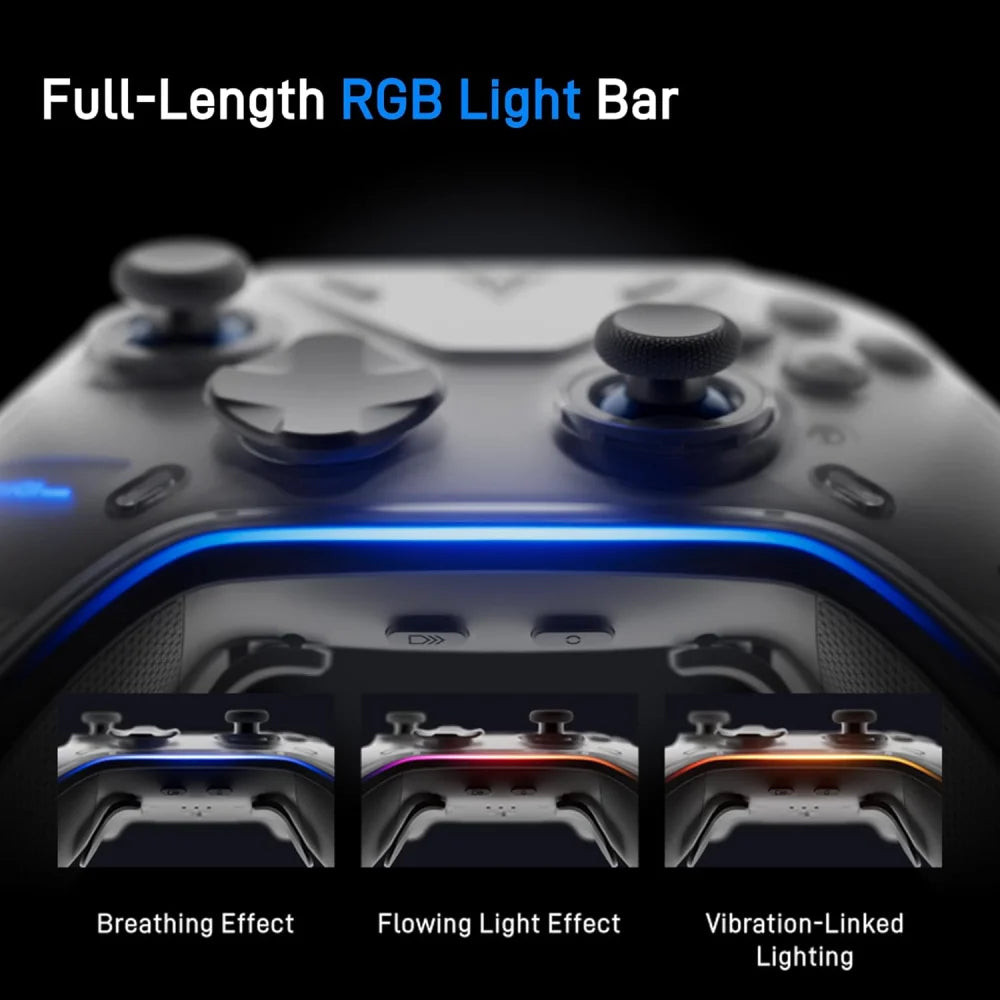 Flydigi Apex 5 Elite Controller Hall Sticks Hall Effect Triggers RGB Gamepad Gaming Controller