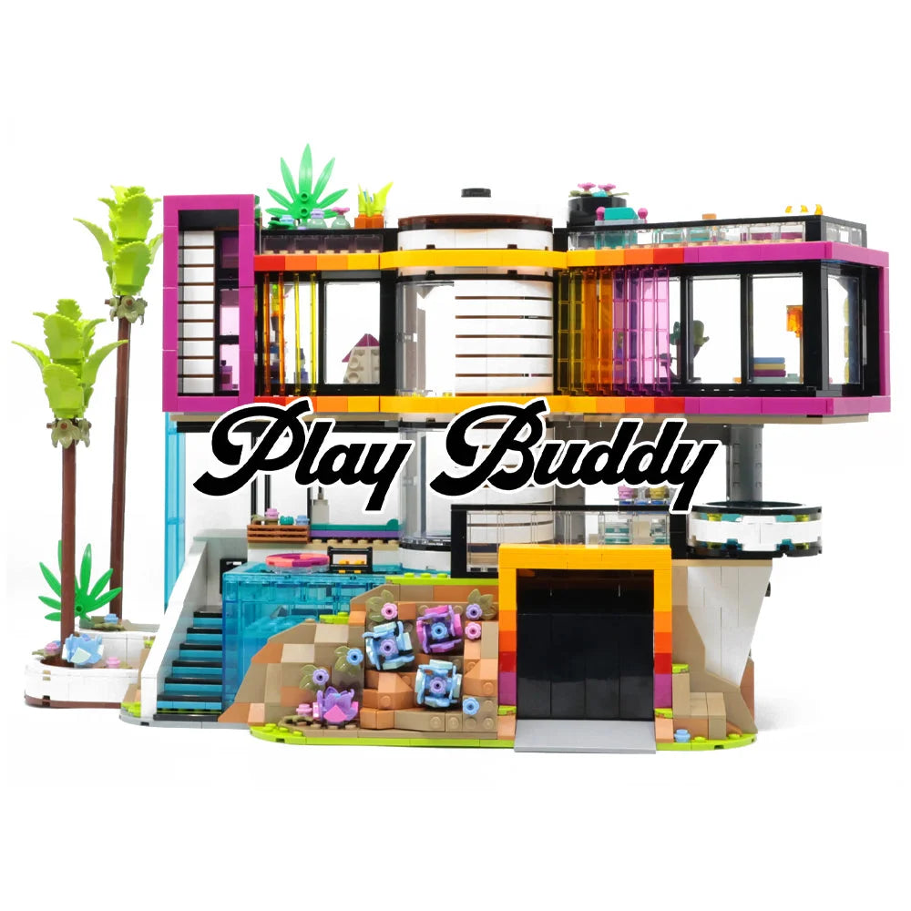 Friends Andrea’s Modern Mansion (42639) 2275PCS Building Blocks w/ 11 Figures Andrea’s Modern Mansion Building Blocks