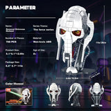 General Grievous Helmet Building Blocks Model 788PCS Bricks Assembling Toys Gift General Grievous Helmet Building Blocks