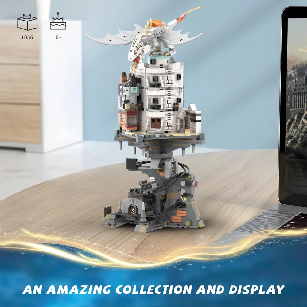 Ghost Castle Wizard Tower Magic World Dragon MOC Building Bricks Set 1056PCS Ghost Castle Building Blocks