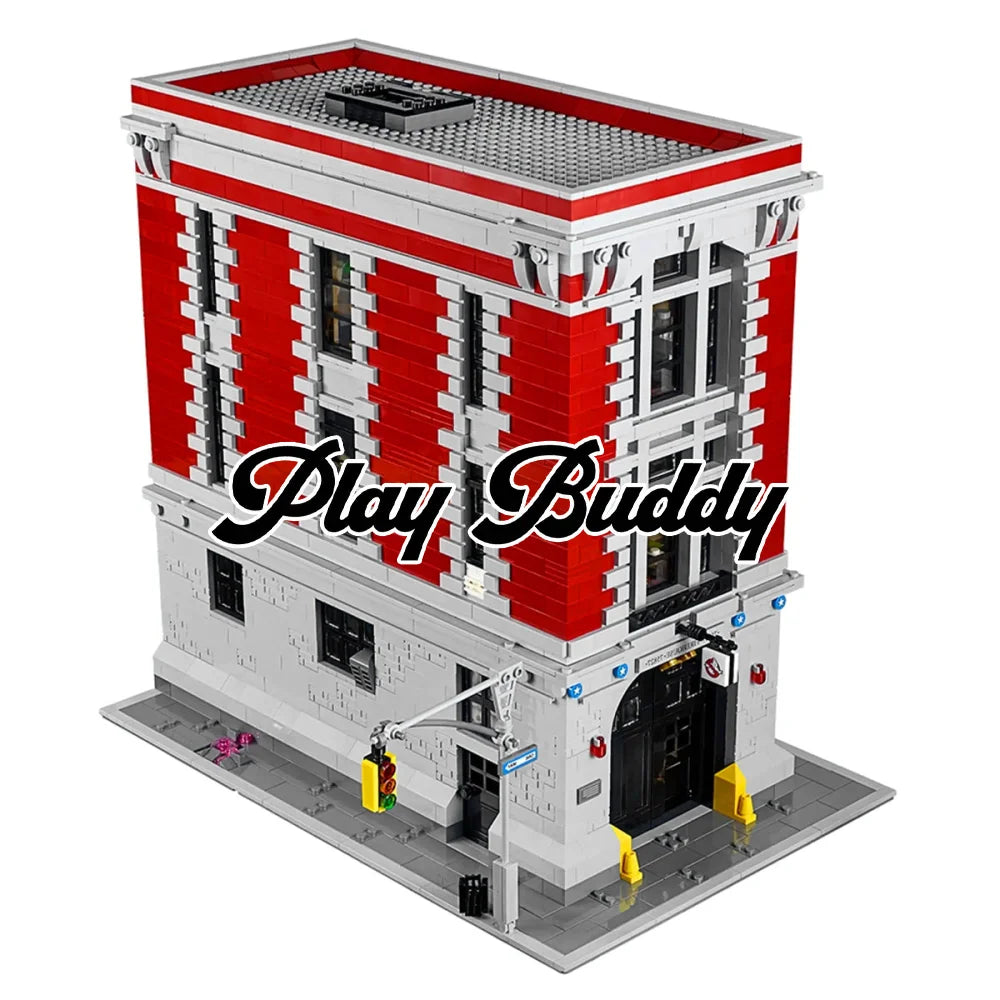 Ghostbusters Firehouse Headquarters (75827) 4634PCS Building Blocks w/ 9 Figures - Ghostbusters Firehouse Headquarters