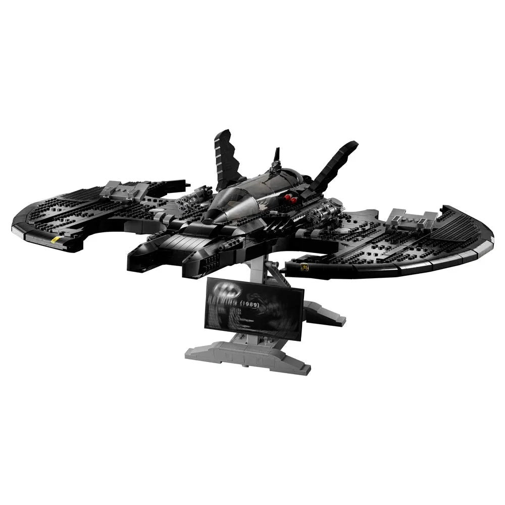 Gotham City’s 1989 Batwing (76161) 2363PCS w/ 3 Figurines 1989 Batwing Building Blocks