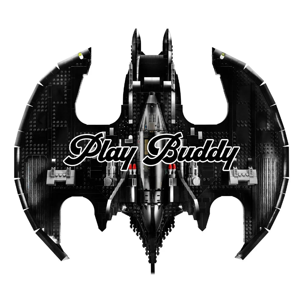 Gotham City’s 1989 Batwing (76161) 2363PCS Building Blocks w/ 3 Figures - 1989 Batwing - Building Blocks
