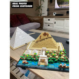 The Great Pyramid Of Giza Building Blocks 1476PCS DIY Assembly Bricks Great Pyramid Of Giza Building Blocks