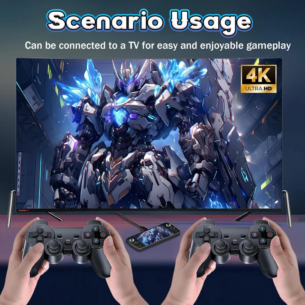 Handheld Game Console 7 Inch 256GB 40000+ Retro Games 30+ Emulators Game Console