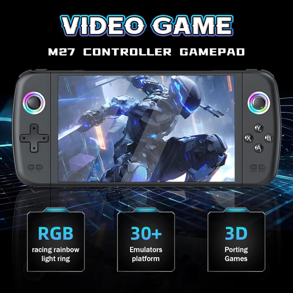 Handheld Game Console 7 Inch 256GB 40000+ Retro Games 30+ Emulators Game Console