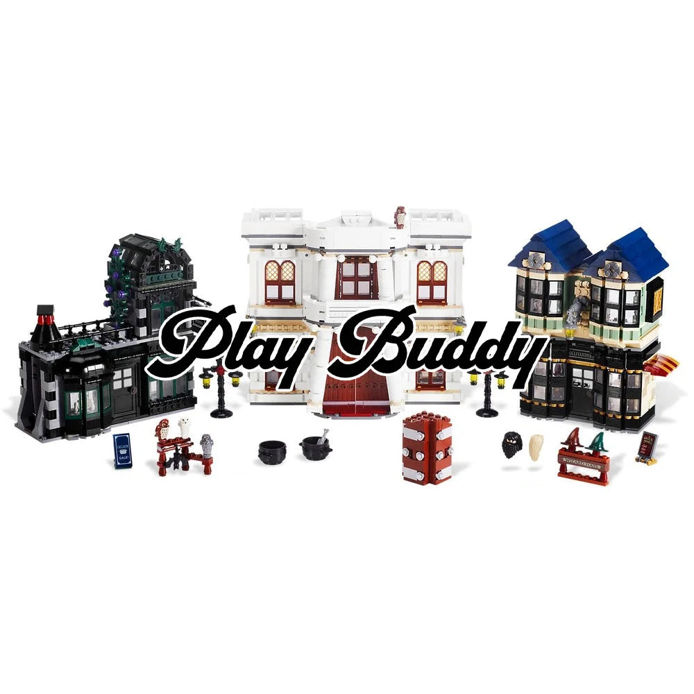 Harry Potter Diagon Alley (10217) 2025PCS Building Blocks w/ Mini Figures Diagon Alley Building Blocks