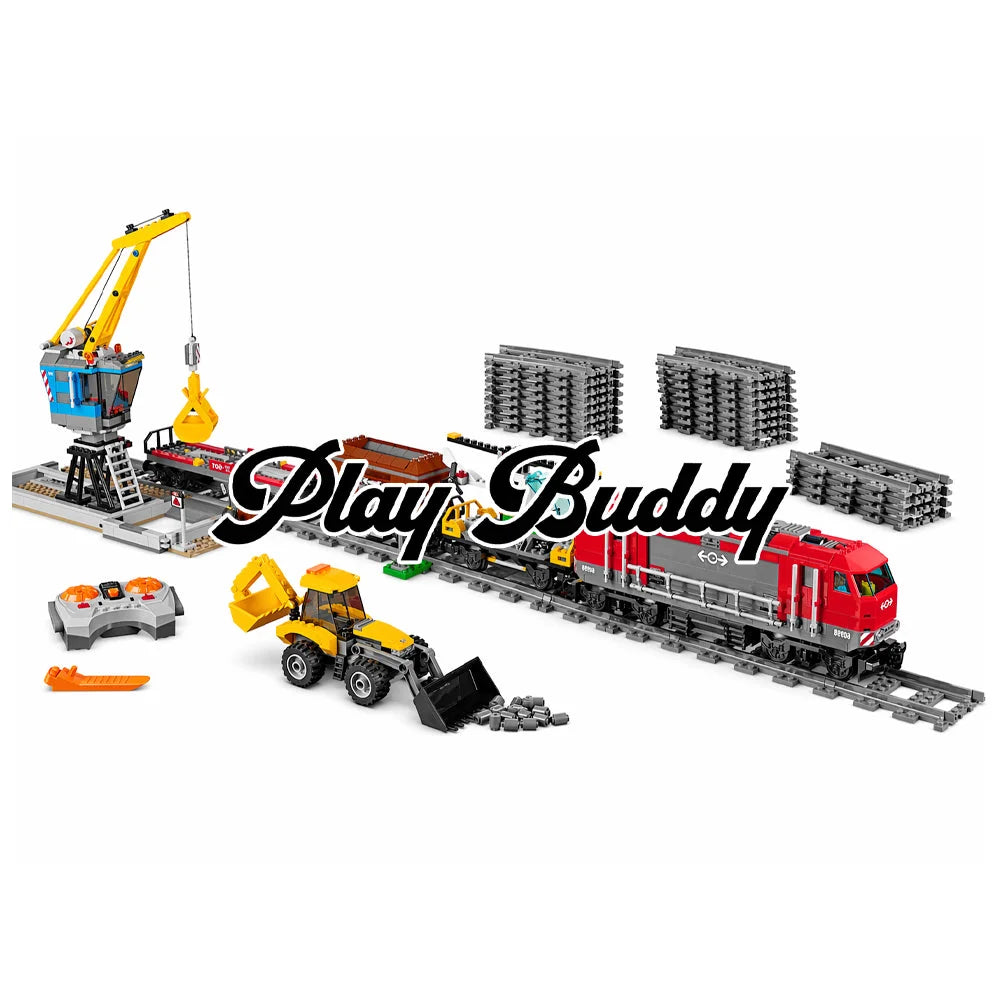 Heavy-Haul Train (60098) 984PCS Building Blocks w/ Figures & Remote Control - Heavy-Haul Train - Building Blocks