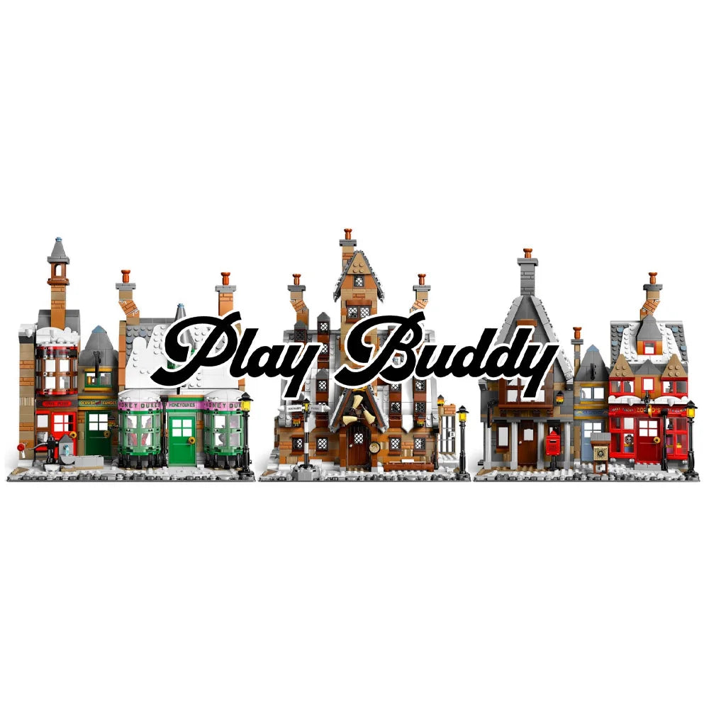 Hogsmeade Village Collectors Edition (76457) 3228PCS Building Blocks w/ Figures Hogsmeade Village Building Blocks