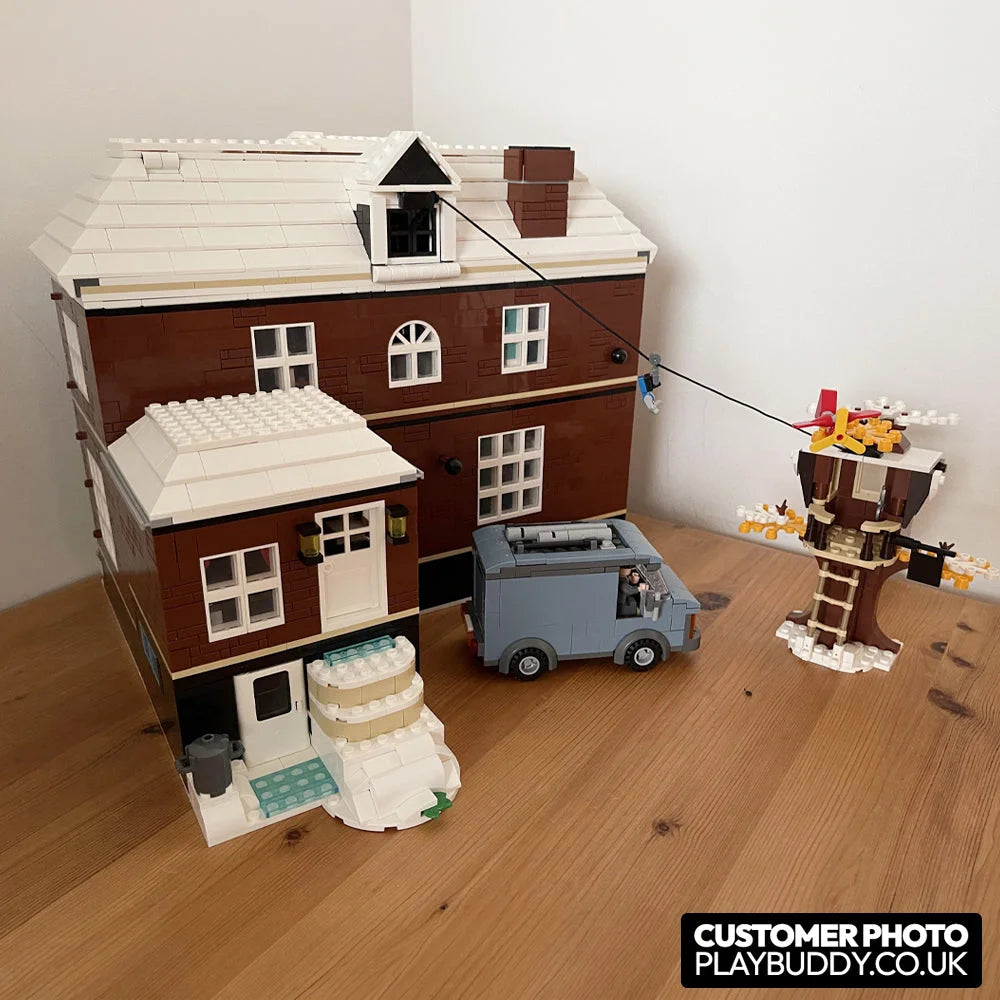 Home Alone Mansion (21330) 3955PCS Building Blocks w/ 5 Figures Home Alone Mansion Building Blocks