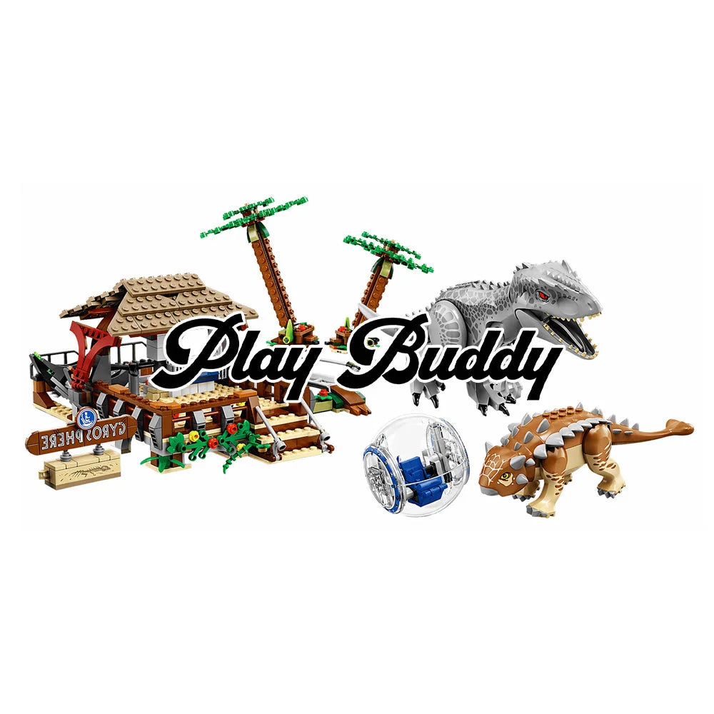 Indominus Rex vs Ankylosaurus (75941) 537PCS Building Blocks w/ Figs - Indominus Rex vs Ankylosaurus - Building Blocks