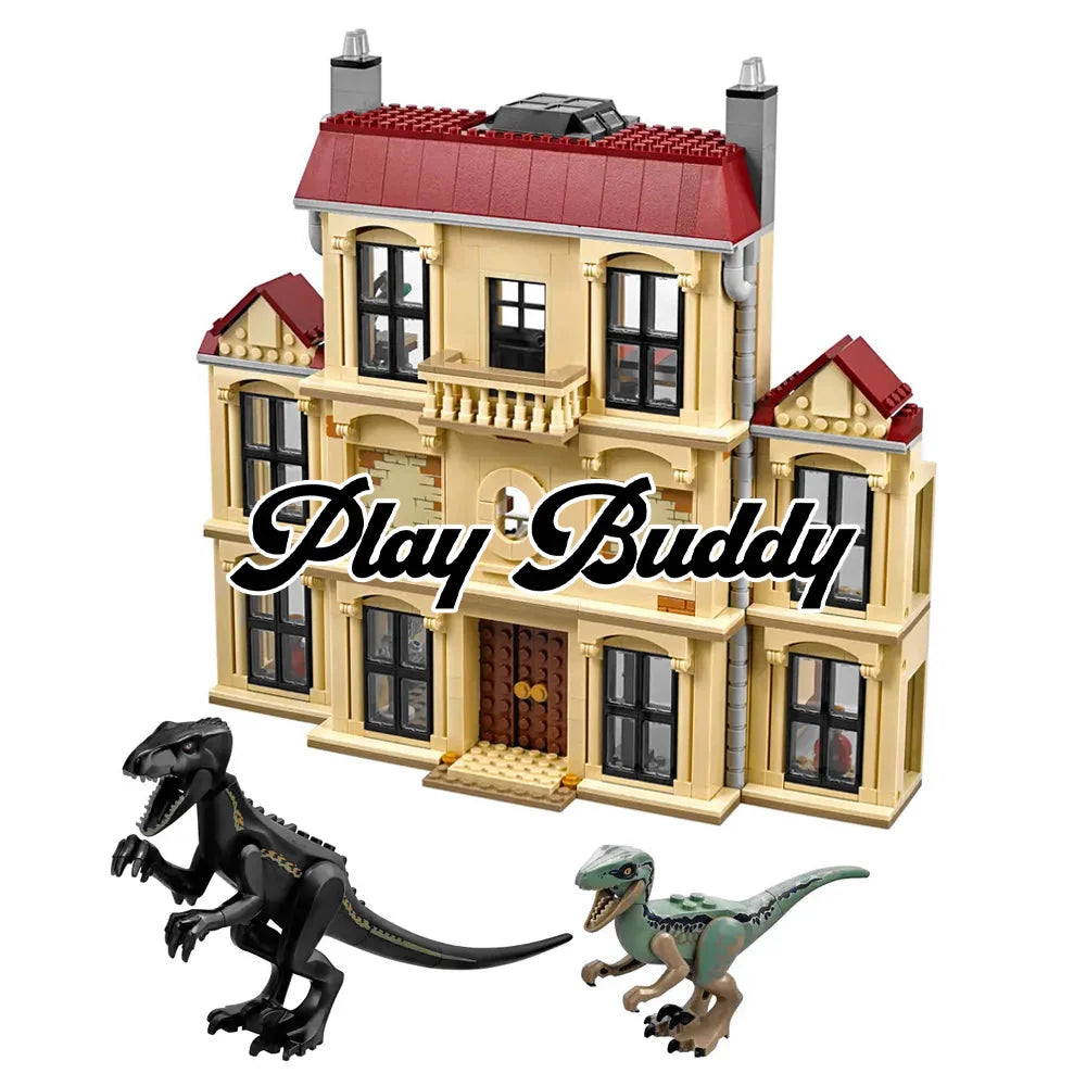 Indoraptor Rampage at Lockwood Estate (75930) 1019PCS Building Blocks w/ Figures Indoraptor Rampage at Lockwood Estate