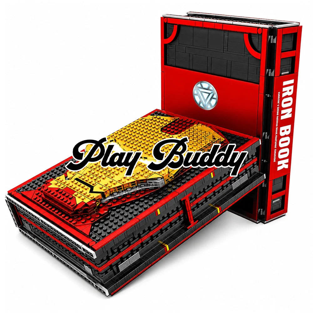 Iron Man Book (1361) 2615PCS Building Blocks w/ 52 Figures - Iron Man Book - Building Blocks