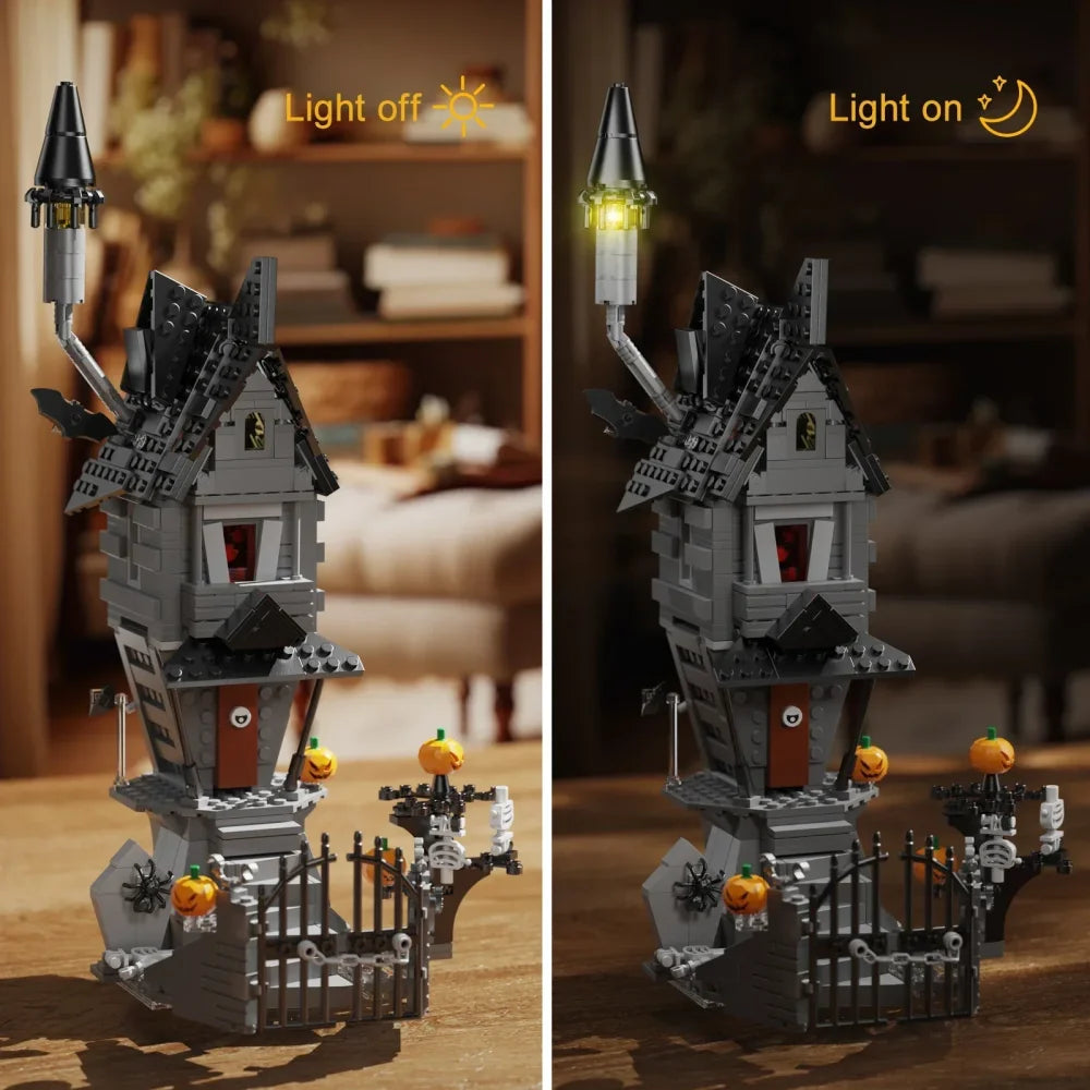 Jack Skellington’s House Building Blocks Nightmare Night Before Christmas Gift Jack Skellington’s House Building Blocks