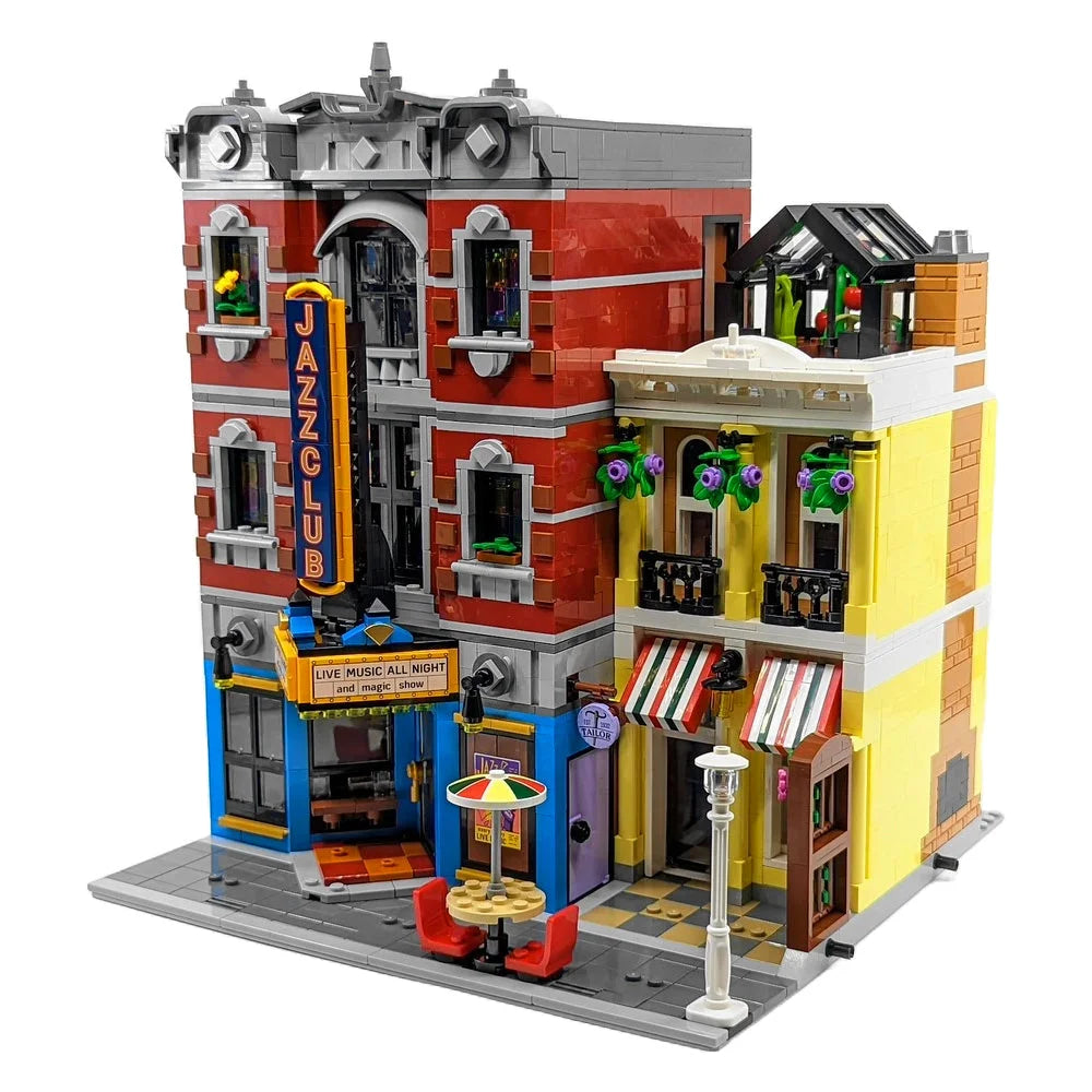 Jazz Club Creator Building Blocks 2899PCS w/ 8 Figures (10312) ABS Kit Jazz Club Building Blocks