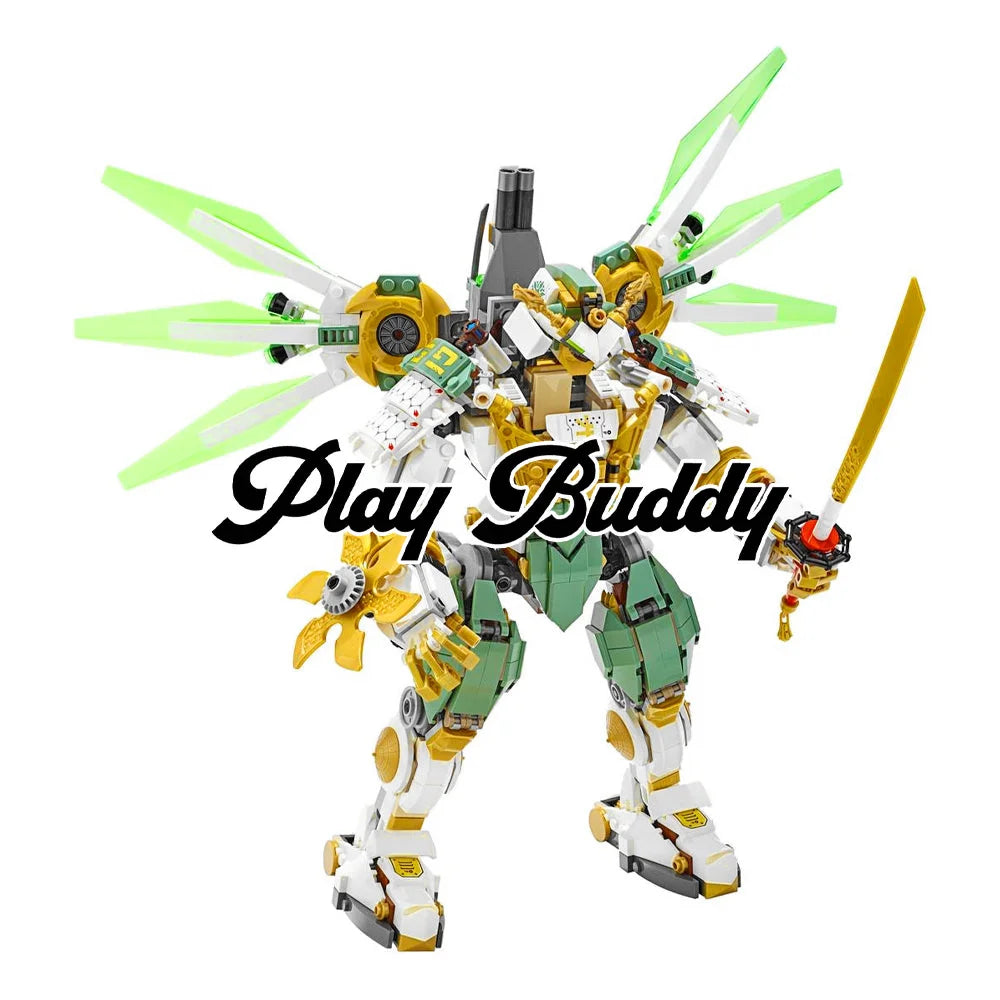 Lloyd’s Titan Mech (70676) 876PCS Complete Building Blocks Set w/ Figures - Lloyd’s Titan Mech - Building Blocks