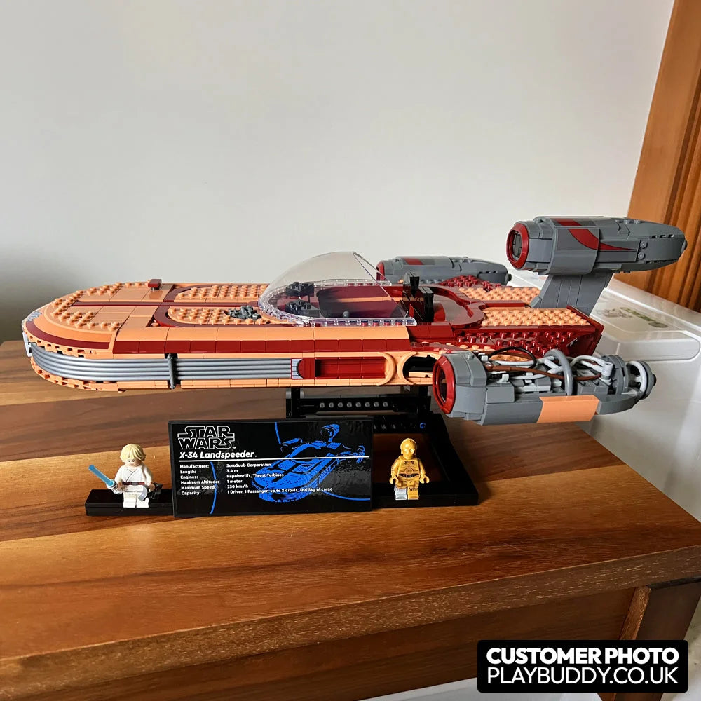 Luke Skywalker’s Landspeeder (75341) 1890PCS Building Blocks w/ Figures - Luke Skywalker’s Landspeeder - Building Blocks
